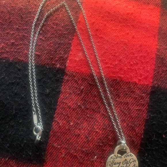 Tiffany & Co. Jewelry - Tiffany & Co. Silver Engraved Pendant Necklace